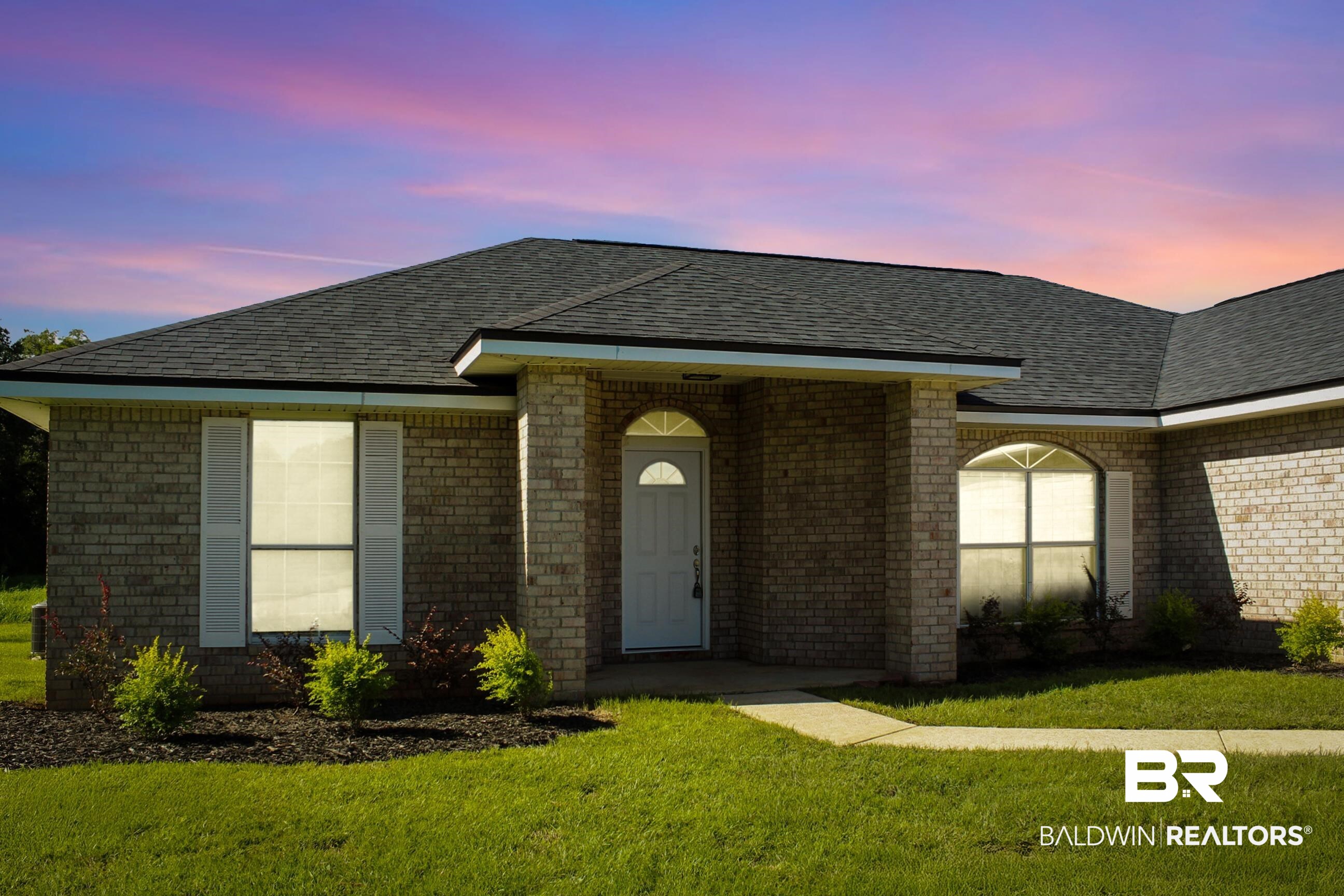 14750 Pawnee Court Foley, AL 36535 - Photo 6 of 34 Ranch-style home featuring brick siding, a lawn, and a shingled roof