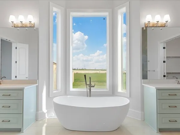 a kitchen with a cabinets and a stove