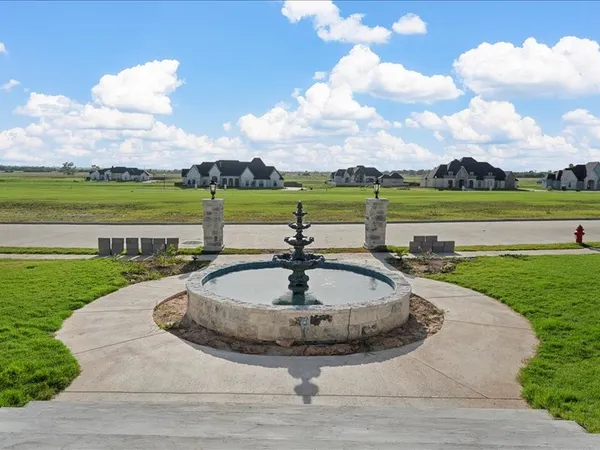 a view of a garden in the river