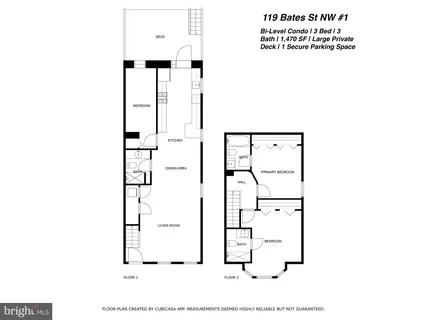$1,464,800 | 119 Bates Street Northwest, Washington, DC 20001
