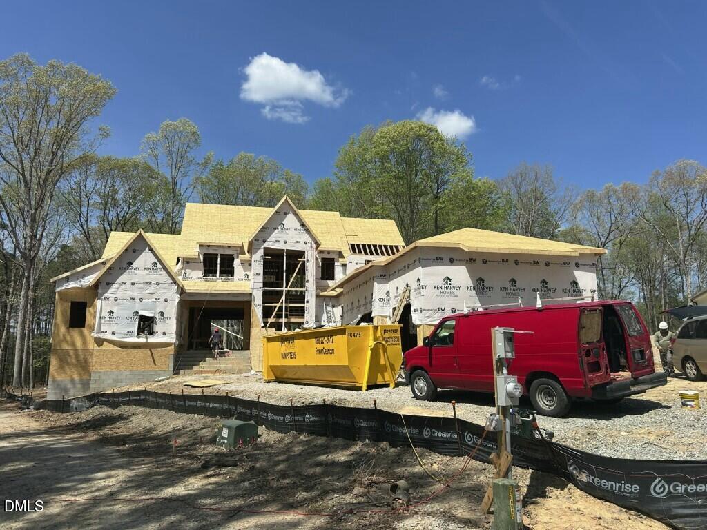 5904 Leone Pride Circle Raleigh, NC 27603 - Photo 2 of 7 aerial view of a house with tub and car parked