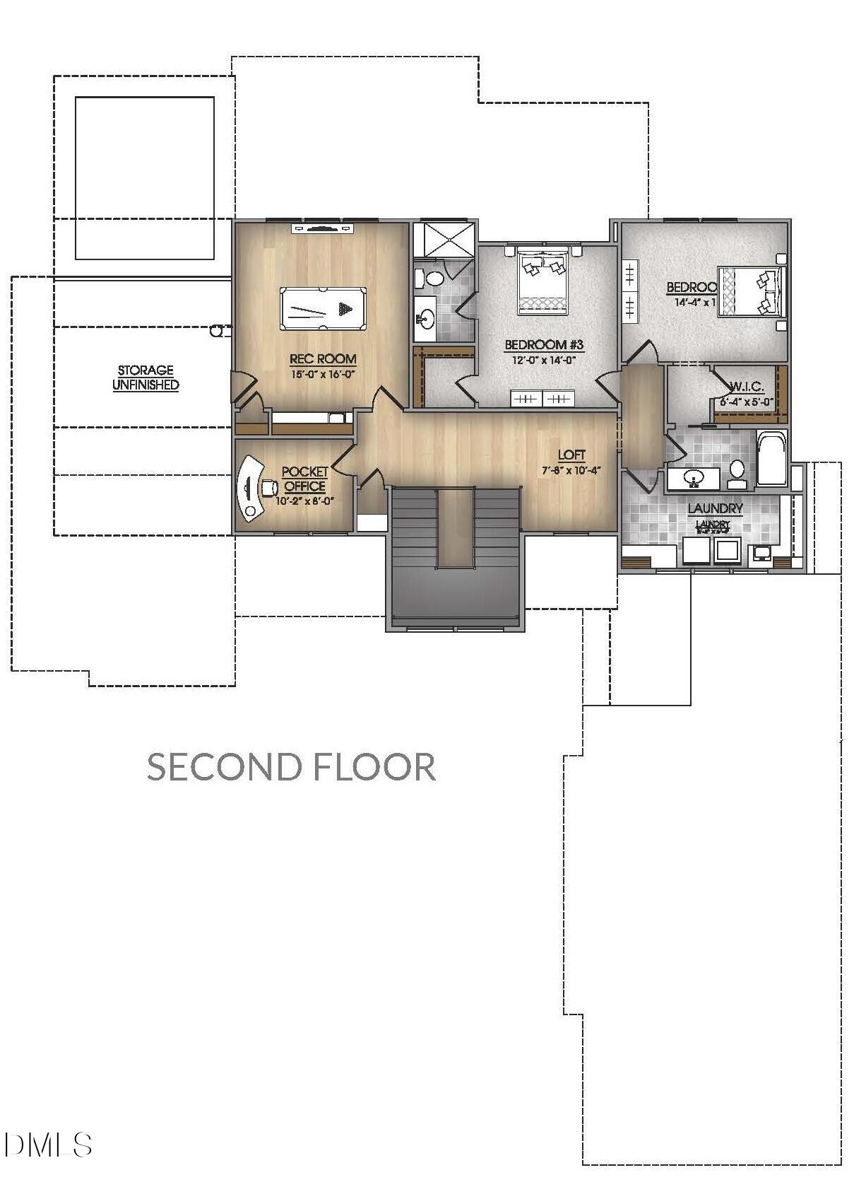 5904 Leone Pride Circle Raleigh, NC 27603 - Photo 5 of 7 a picture of a bench in a room