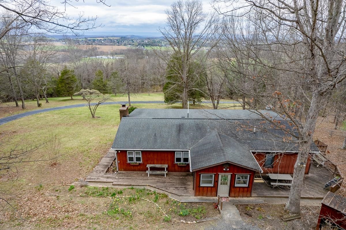 188 New Market Reservoir Road New Market, VA 22844 - Photo 35 of 61 an aerial view of a house with garden