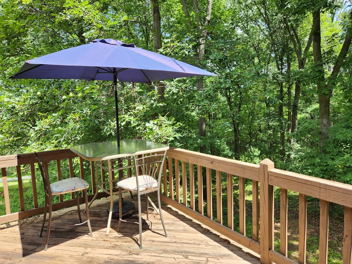 188 New Market Reservoir Road New Market, VA 22844 - Photo 49 of 61 Serene deck retreat in nature's embrace.