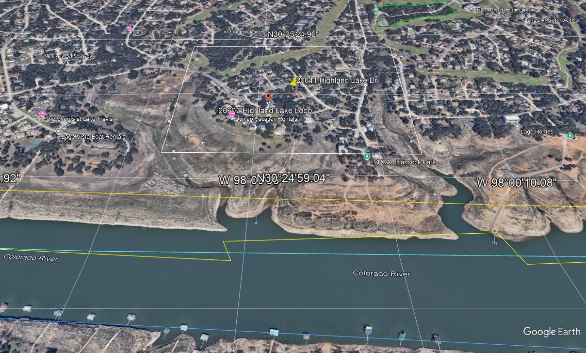 20603 Highland Lake Loop Lago Vista, TX 78645 - Photo 37 of 37 a bathroom with a sink and a mirror