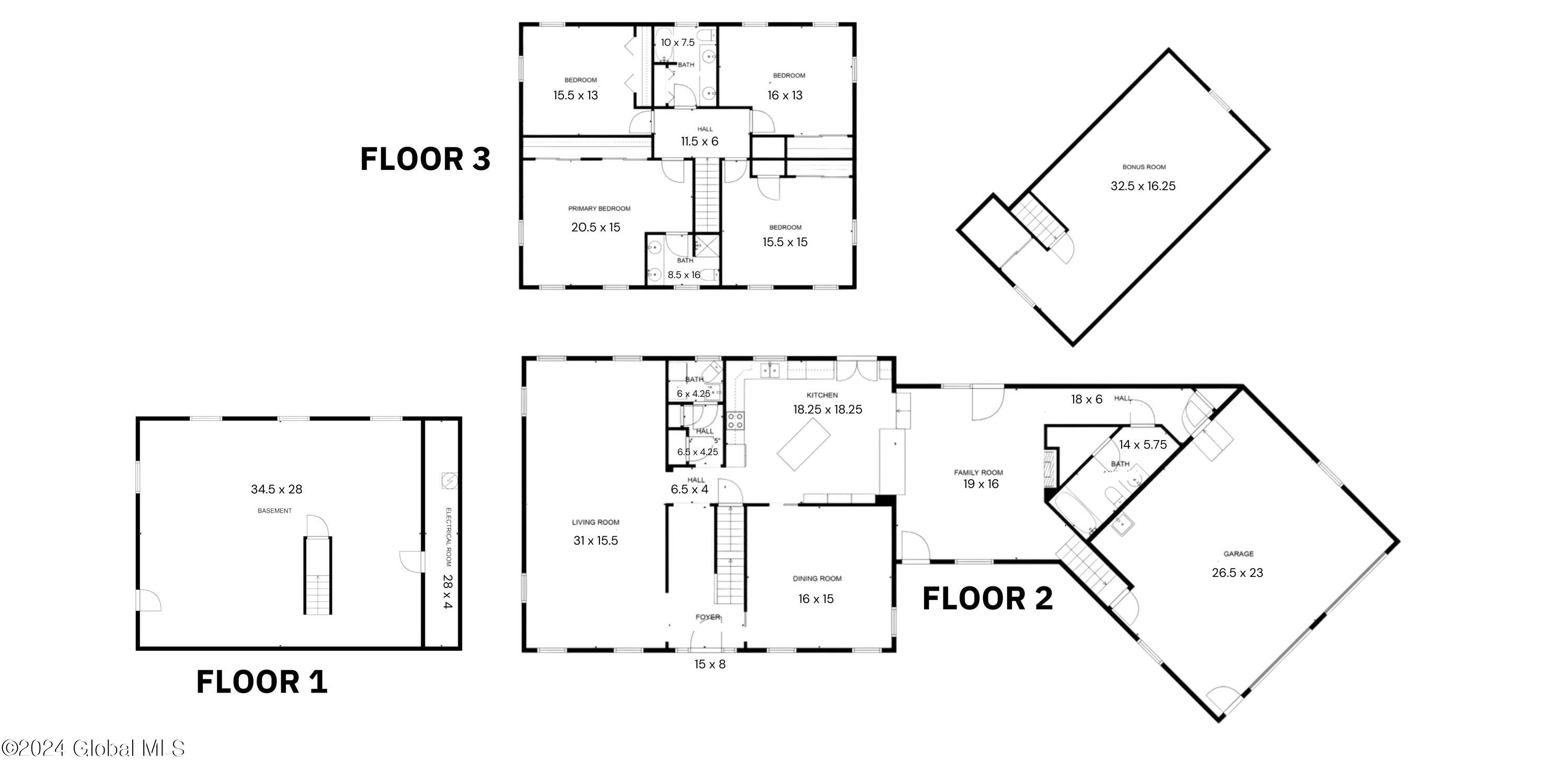 467 Knickerbocker Road Schodack, NY 12156 - Photo 17 of 17 467 Knickerbocker Rd - Floor Plan