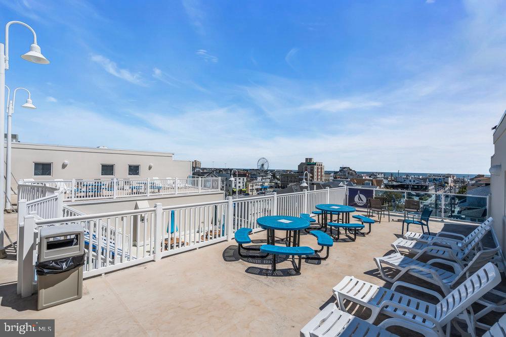 812 Ocean Avenue, Unit 420 Ocean City, NJ 08226 - Photo 19 of 20 a view of roof deck with seating area