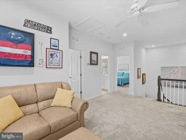 a view of a patio on the deck
