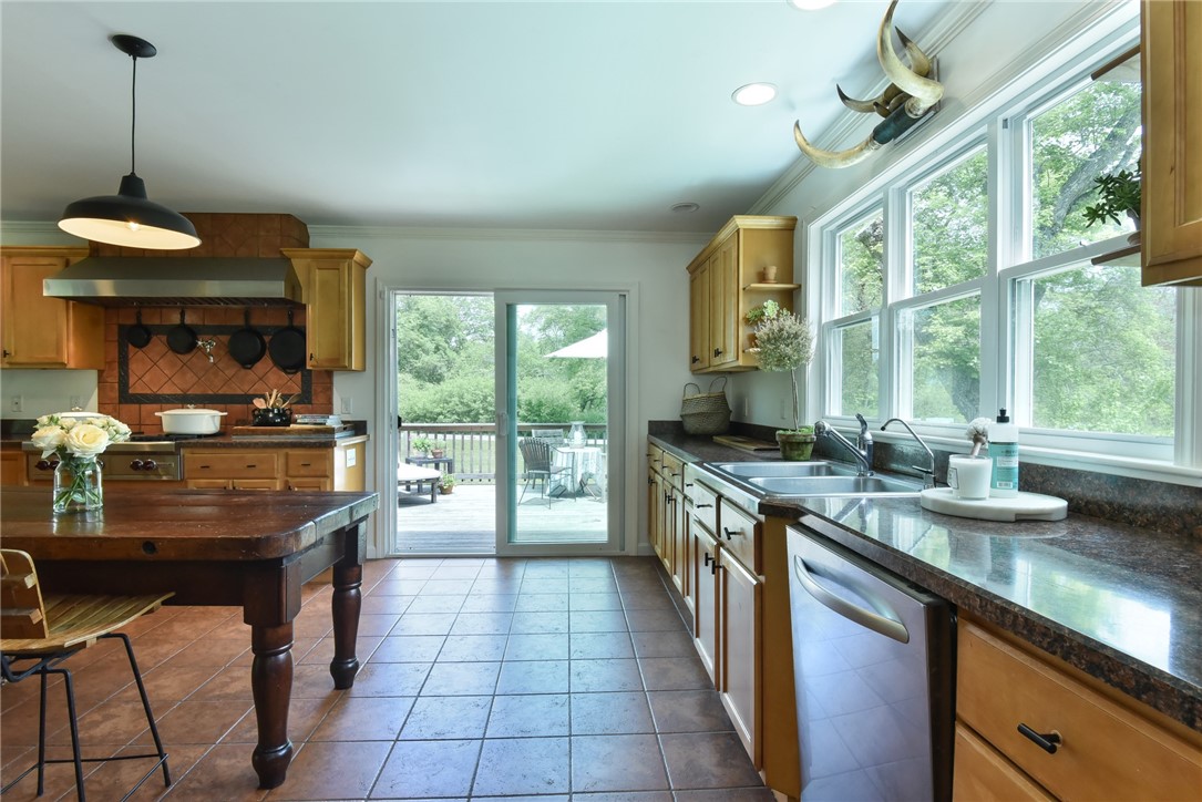 16 Biscuit City Road Richmond, RI 02836 - Photo 10 of 39 Sliding glass doors open to spacious deck