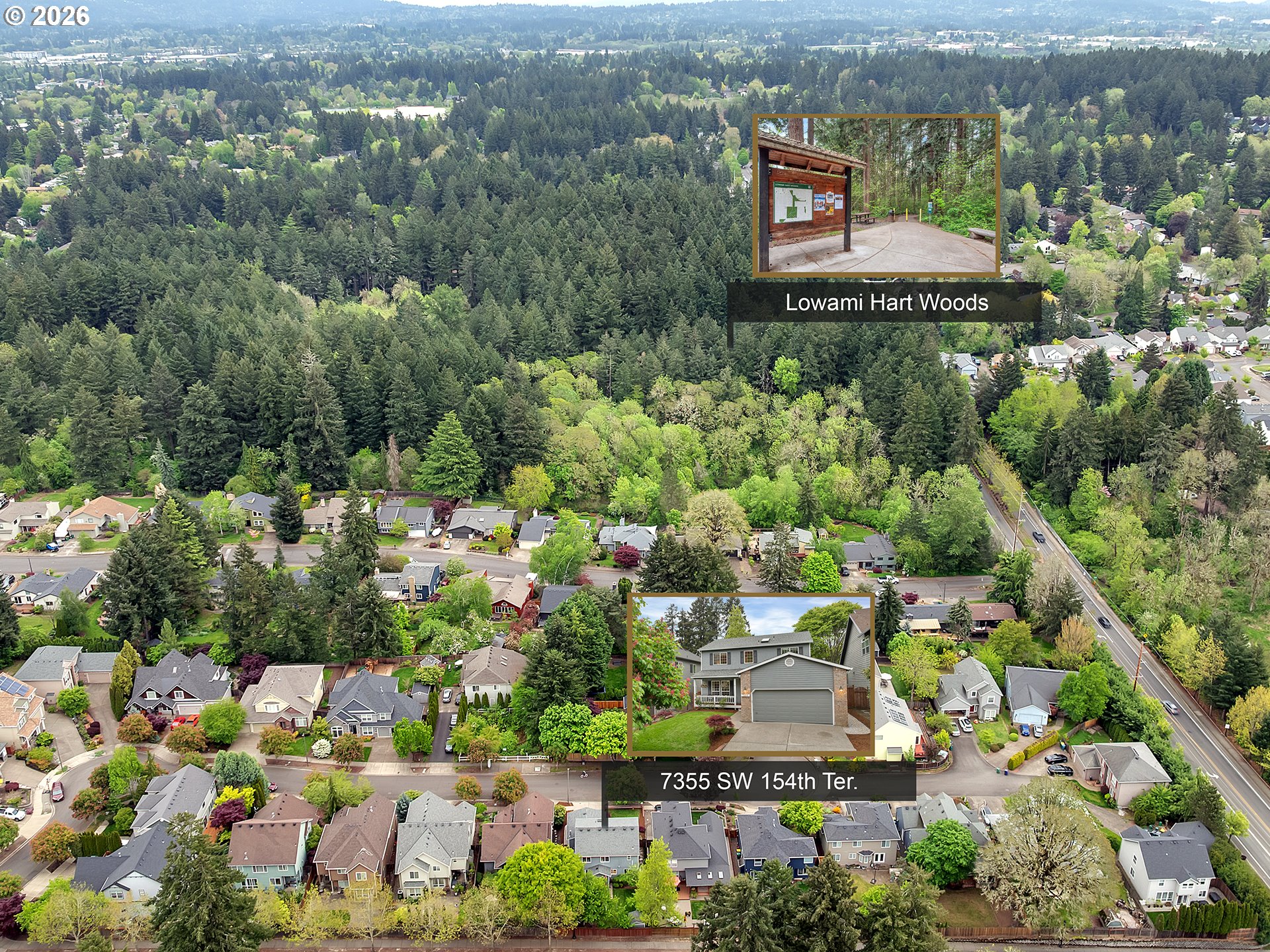 7355 Southwest 154th Terrace Beaverton, OR 97007 - Photo 43 of 46 Drone View/UAV
