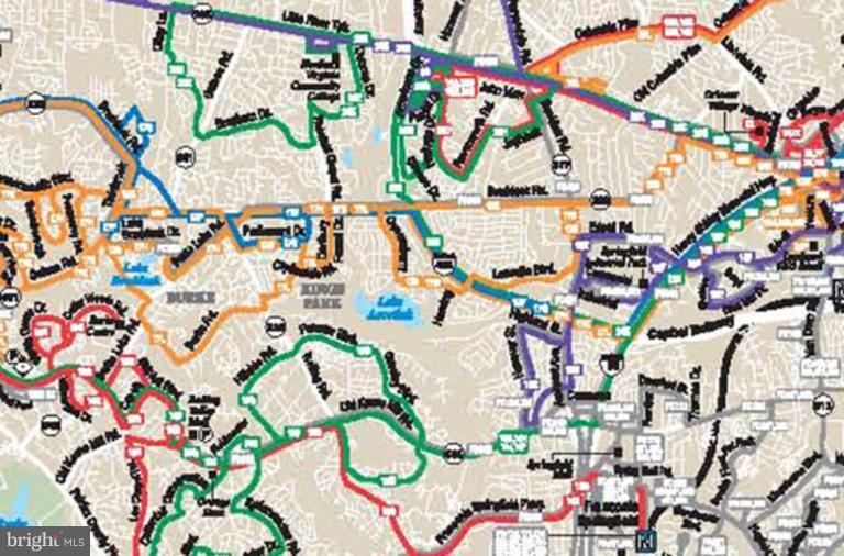 5507 Moultrie Road Springfield, VA 22151 - Photo 27 of 30 METRO Bus Routes