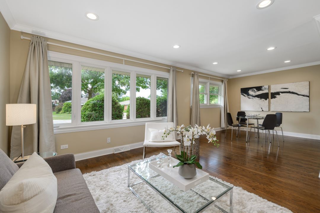 1700 Marvin Parkway Park Ridge, IL 60068 - Photo 6 of 26 a living room with furniture and a large window