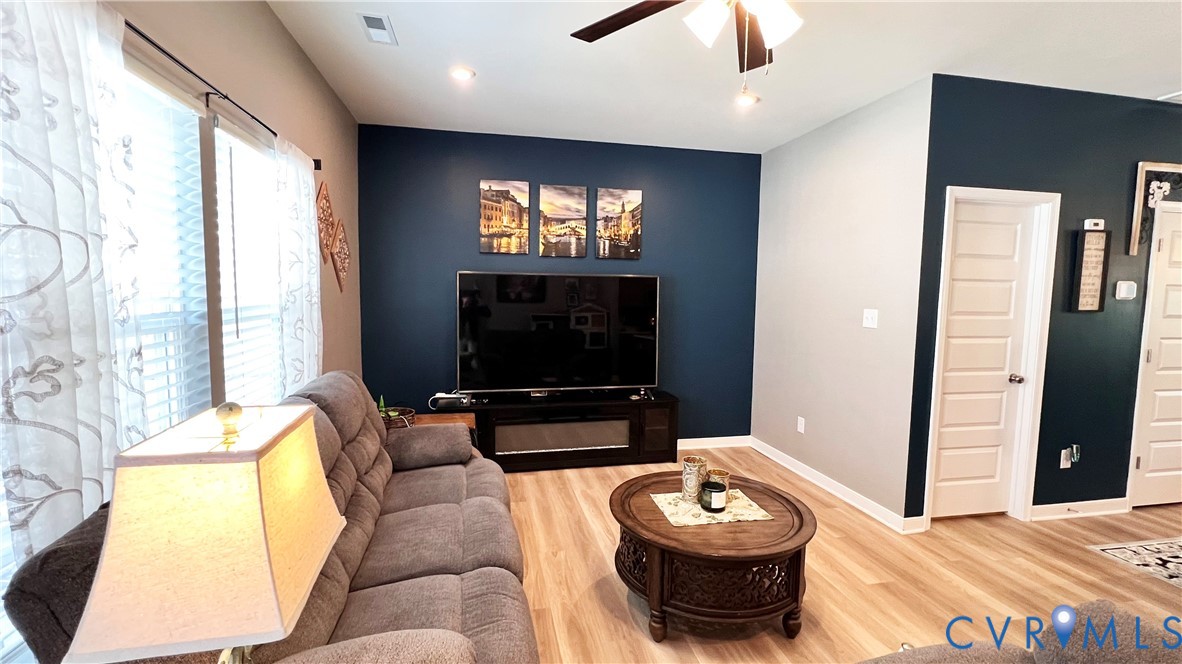 223 Whiteside Road Sandston, VA 23150 - Photo 12 of 20 a living room with furniture and a flat screen tv