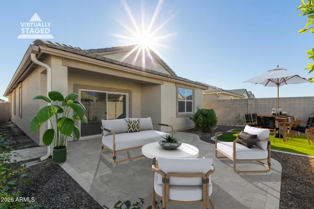 a view of a house with a swimming pool