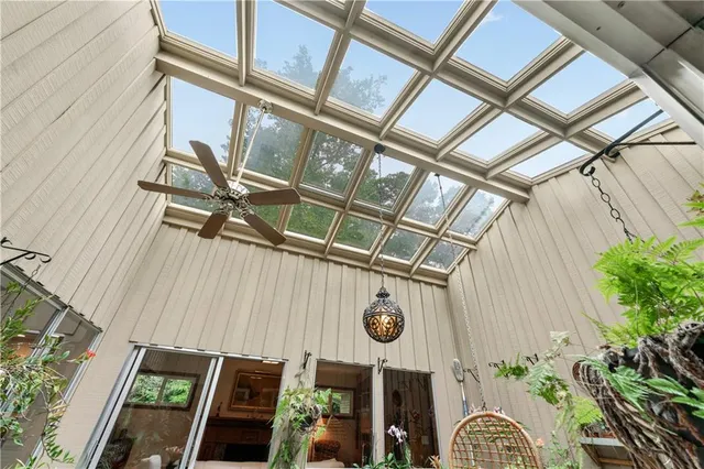 a front view of a building