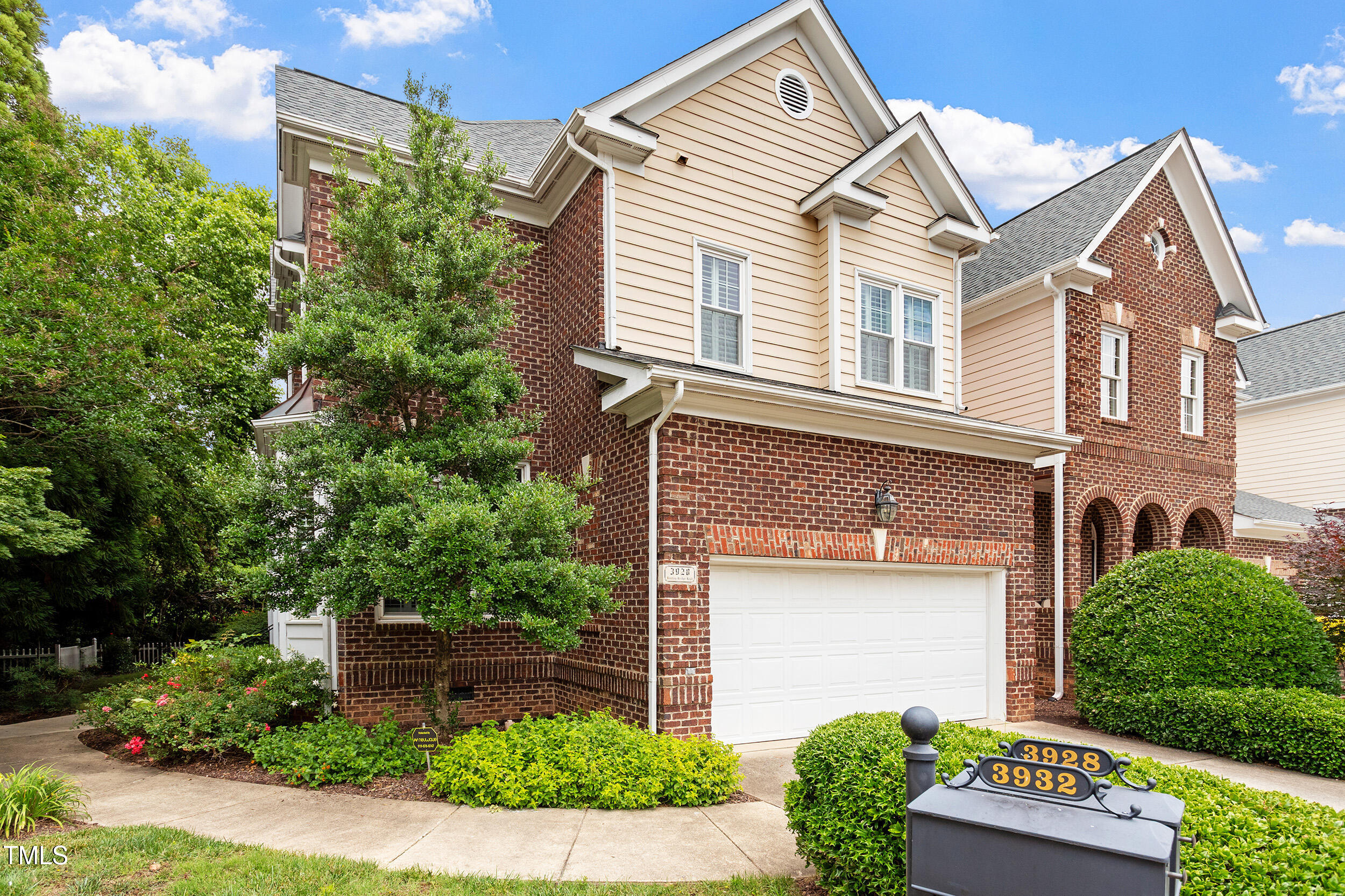 3928 Bentley Bridge Road Raleigh, NC 27612 - Photo 36 of 36 front view of a house with a street