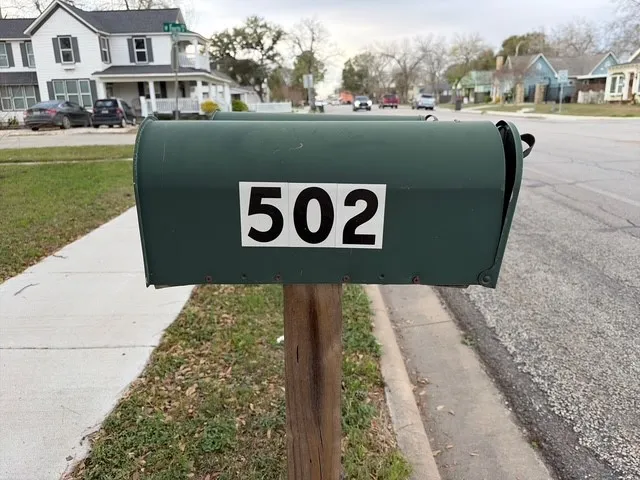 a view of a back yard of the house