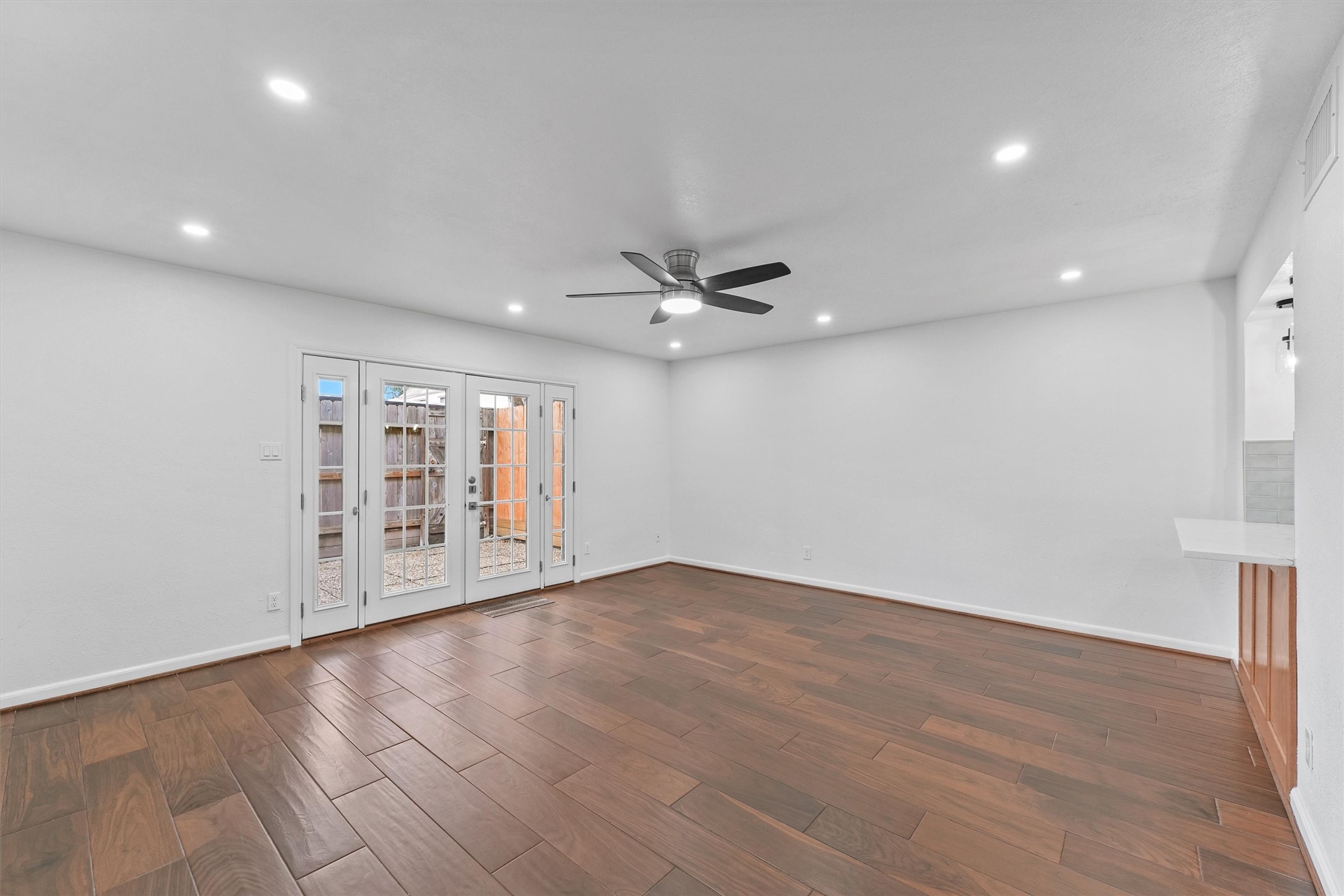 11550 Chimney Rock Road, Unit 536 Houston, TX 77035 - Photo 6 of 28 French doors with upgraded double paned, Low-E windows in the living room