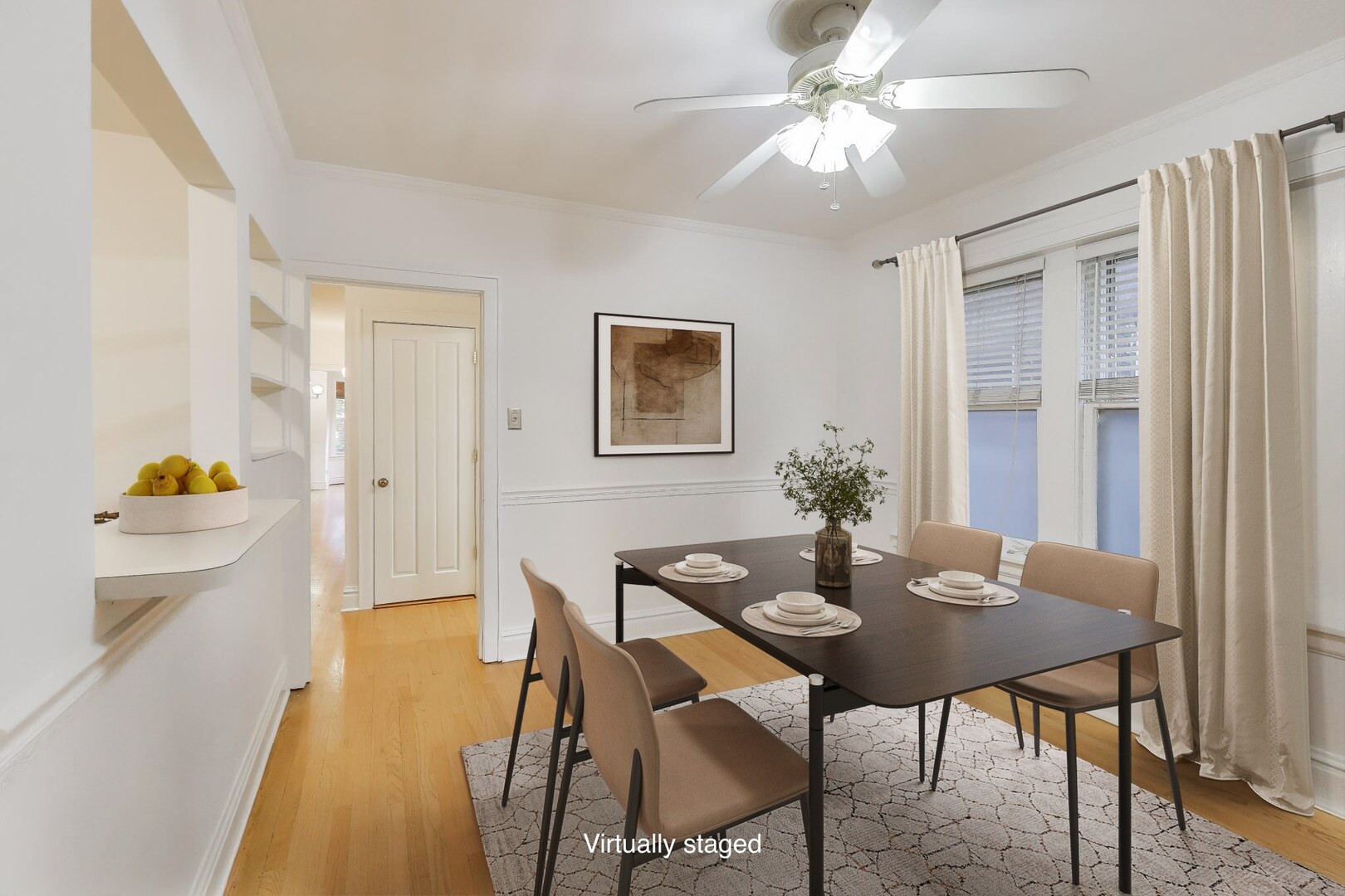 7346 Lake Street, Unit 2W River Forest, IL 60305 - Photo 13 of 30 a view of a dining room with furniture and wooden floor