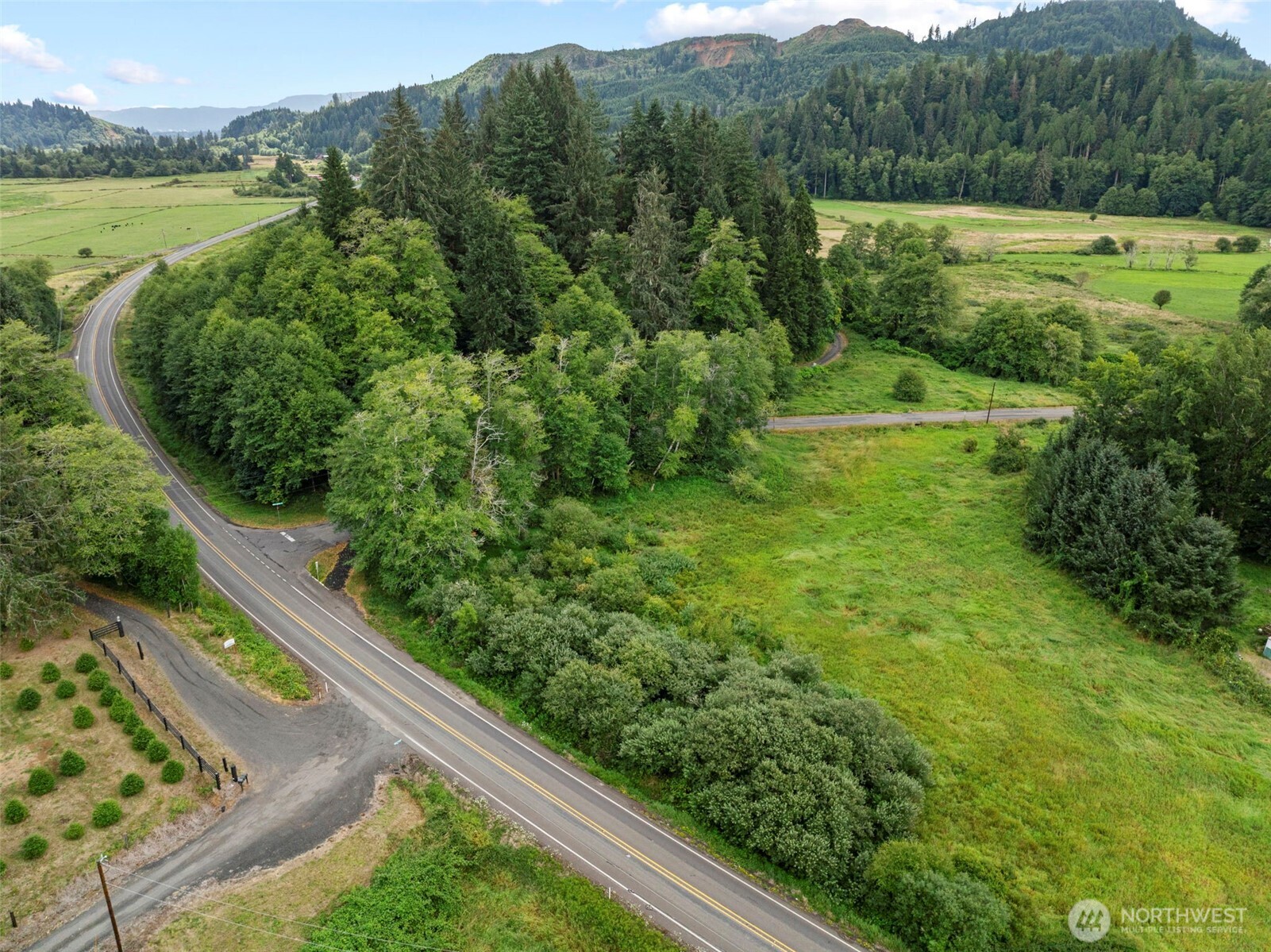 0 West State Route 4 Skamokawa, WA 98647 - Photo 2 of 8 a view of a garden from a balcony