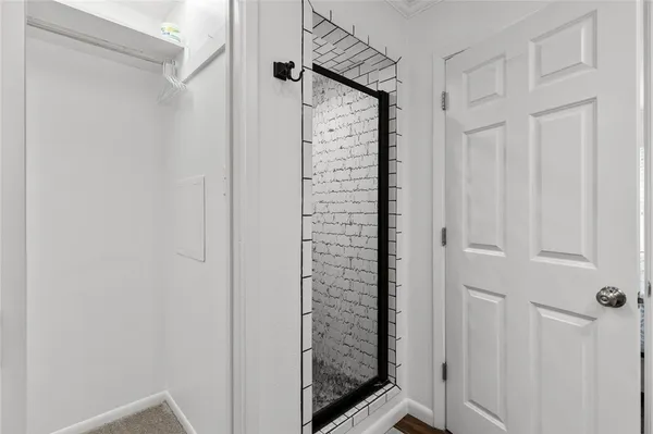 a view of front door