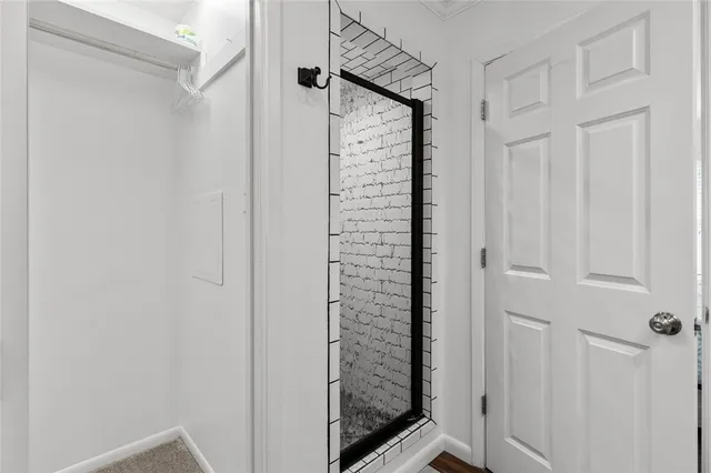 a view of front door