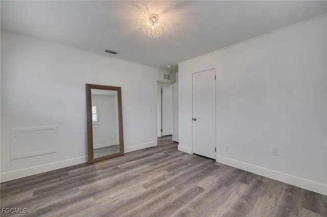 a view of empty room