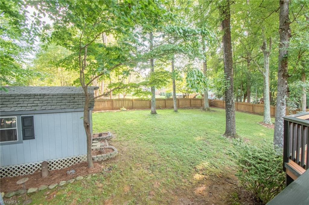 5808 Oakside Road Winston-Salem, NC 27104 - Photo 27 of 29 Gorgeous backyard! Fully fenced for Fido or the kids!