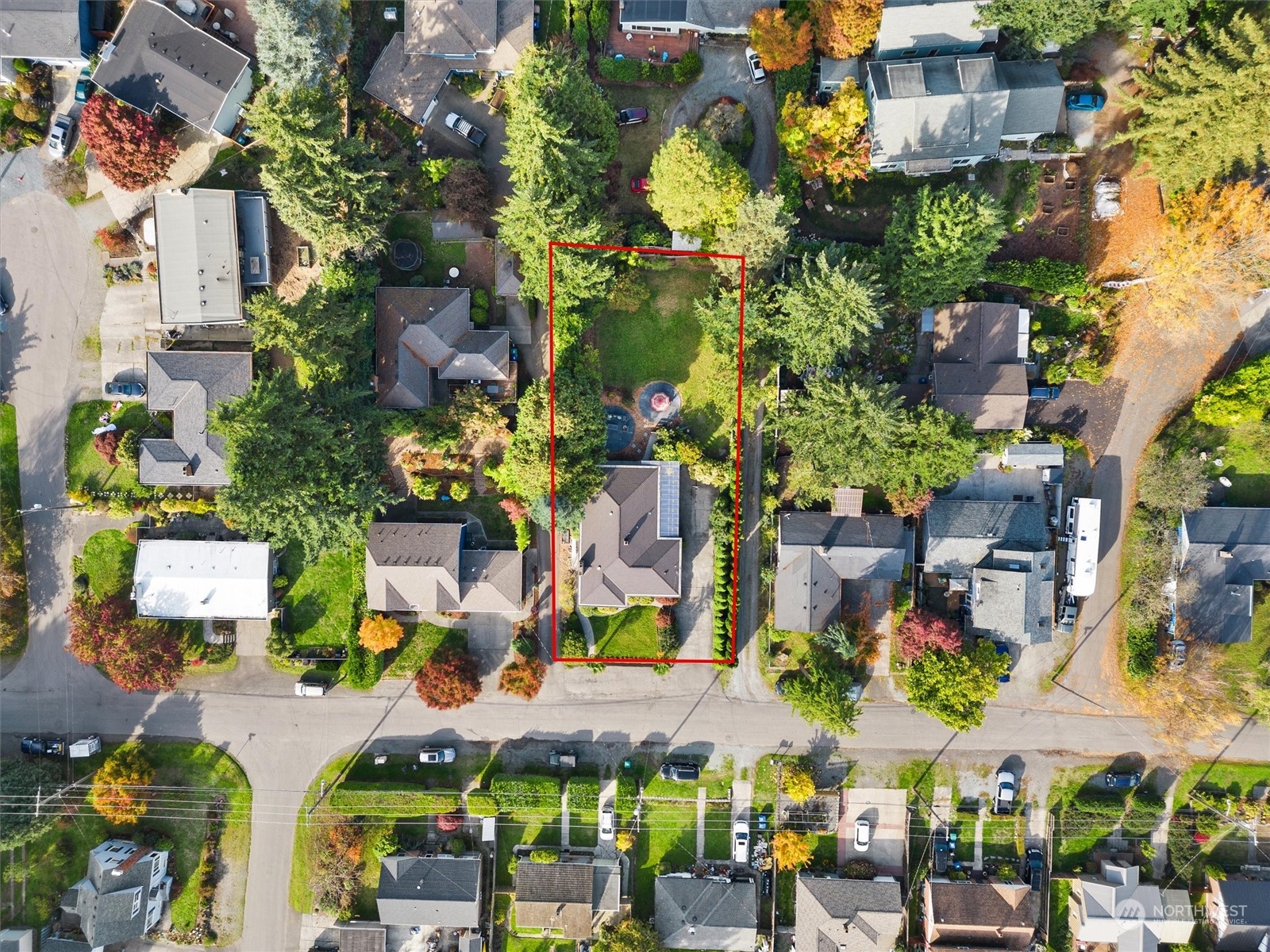 3616 Southwest 112th Street Seattle, WA 98146 - Photo 36 of 40 an aerial view of multiple houses with yard