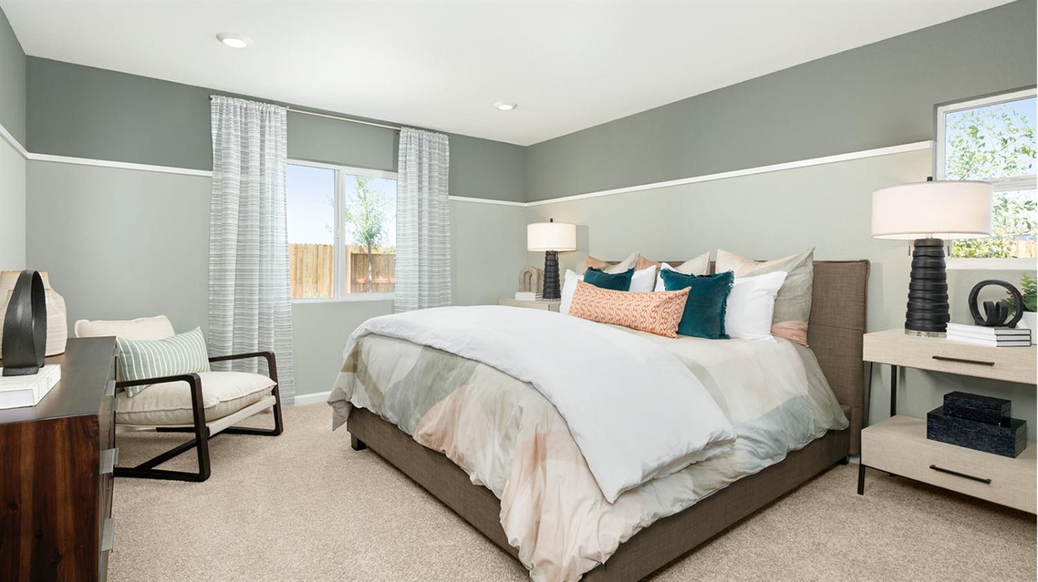 2483 Labrusca Street Manteca, CA 95337 - Photo 4 of 6 a bedroom with a bed chair and window