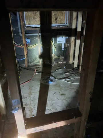 a view of water heater room