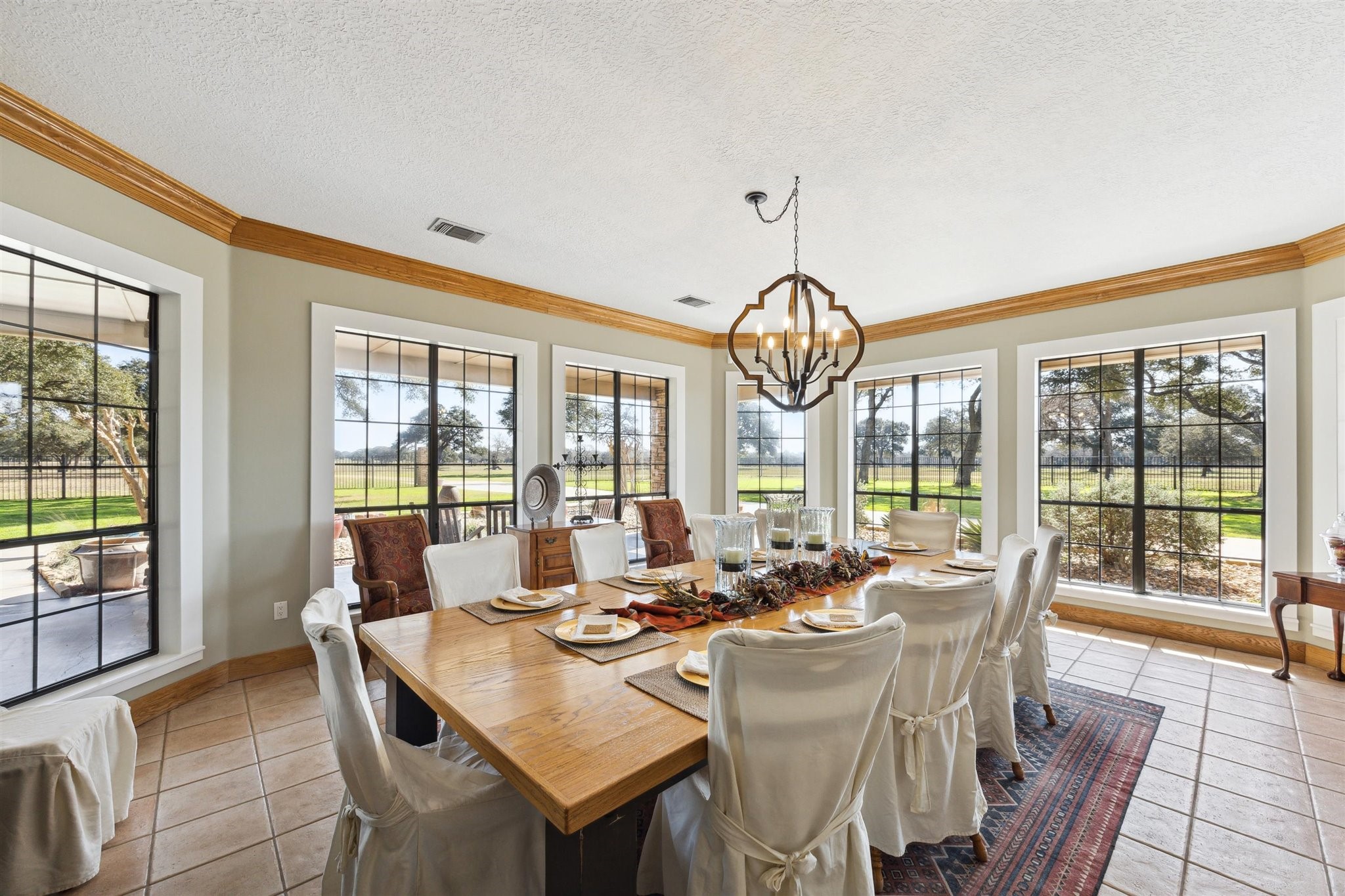 1224 Haines Road Sheridan, TX 77475 - Photo 16 of 49 a view of a dining room with furniture window and outside view