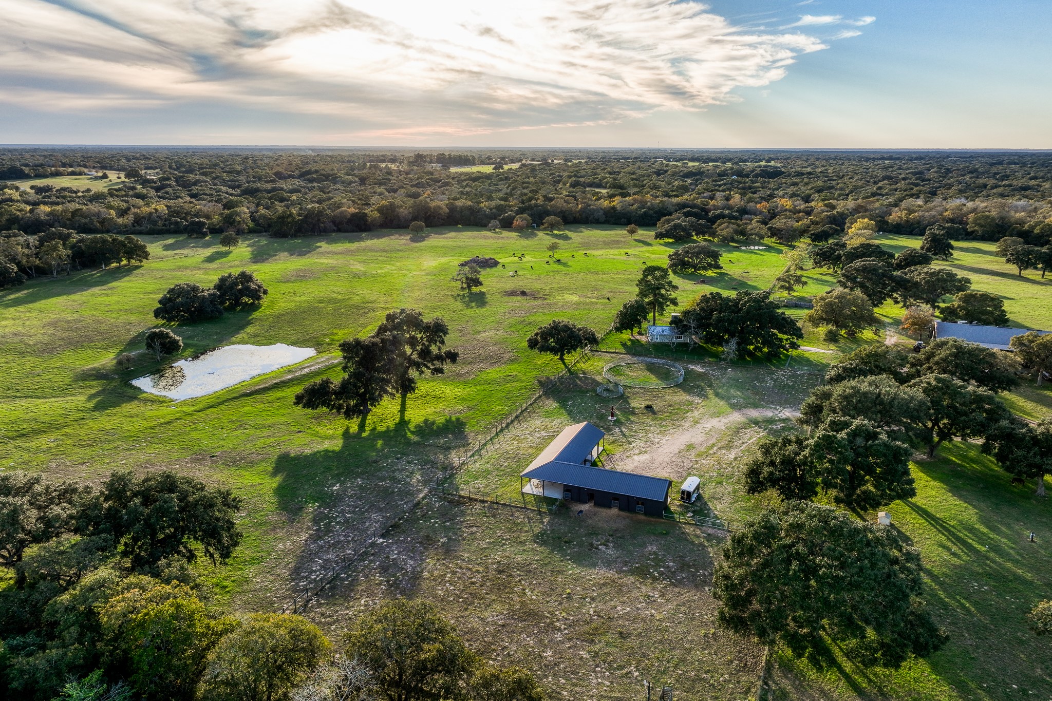 1224 Haines Road Sheridan, TX 77475 - Photo 39 of 49 Aerial of Horse Barn