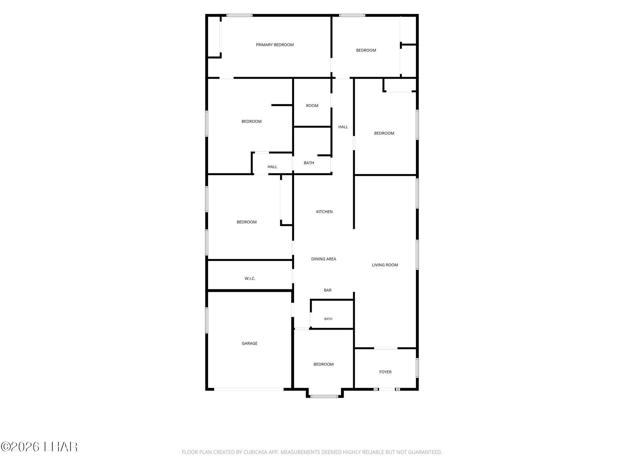 827 Ramar Road Bullhead City, AZ 86442 - Photo 34 of 34 wo Dimensions Floor Plan for 827 Ramar R