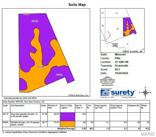 $1,149,400 | 0 Highway D - Tract 4 (82.1 /- Acres) Eolia Mo 63344, Eolia, MO 63344