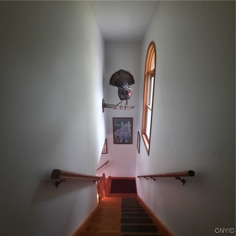 3635 Potash Hill Road Vernon, NY 13477 - Photo 31 of 46 staircase to 2nd floor bedrooms