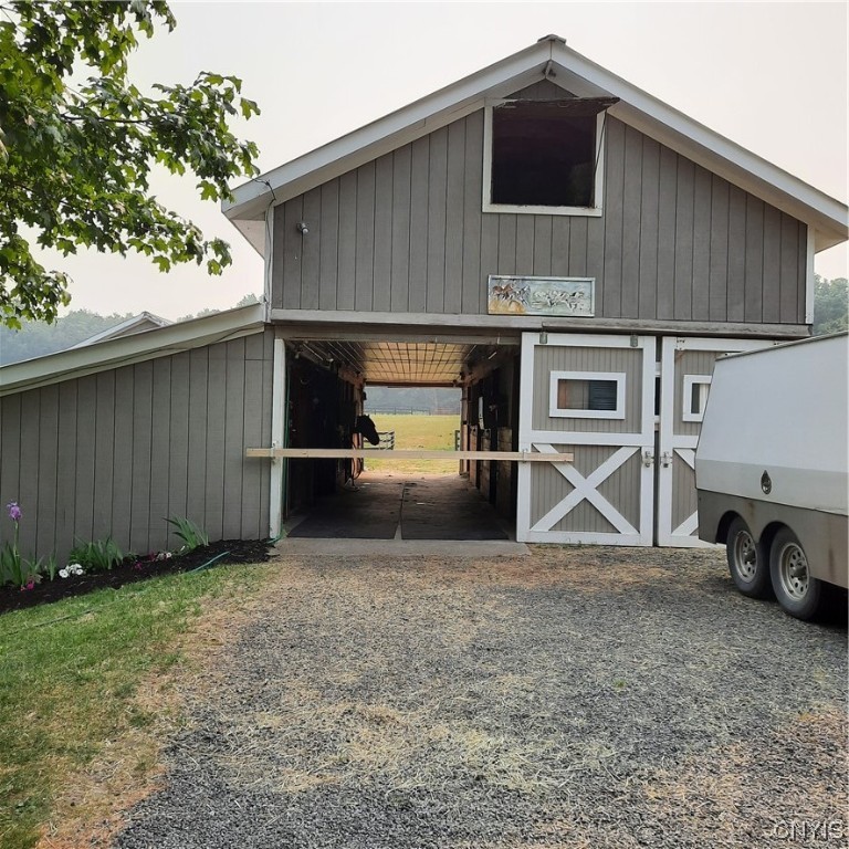 3635 Potash Hill Road Vernon, NY 13477 - Photo 8 of 46 Front view of Horse Barn
