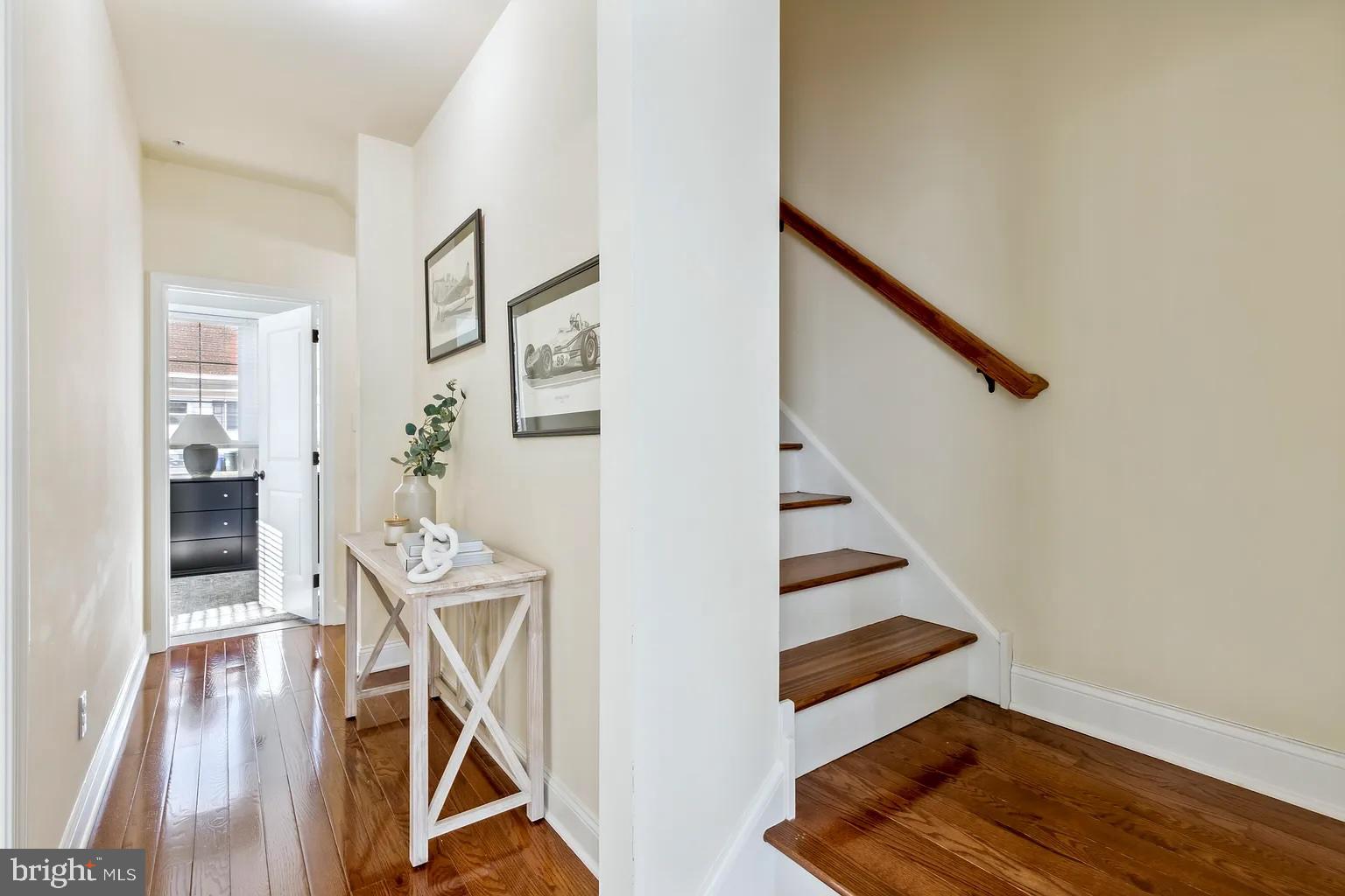 103 Front Street Conshohocken, PA 19428 - Photo 19 of 34 a view of entryway and hall with wooden floor