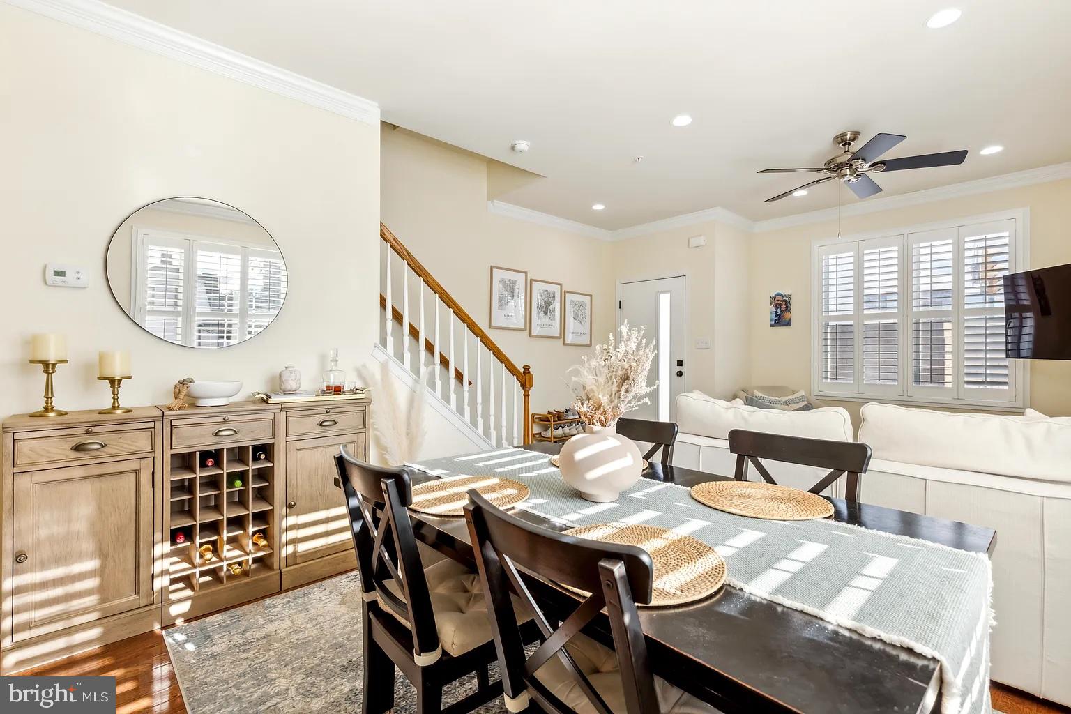 103 Front Street Conshohocken, PA 19428 - Photo 6 of 34 a view of a dining room with furniture window and wooden floor