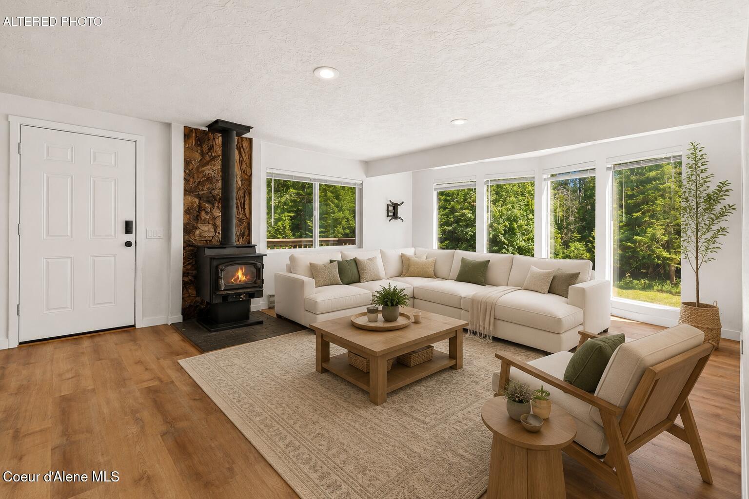 948 North Wrenco Road Sandpoint, ID 83864 - Photo 10 of 37 Virtually Staged Living Room 1