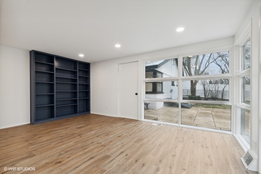 1232 Warrington Road Deerfield, IL 60015 - Photo 12 of 17 wooden floor and cabinet in a room