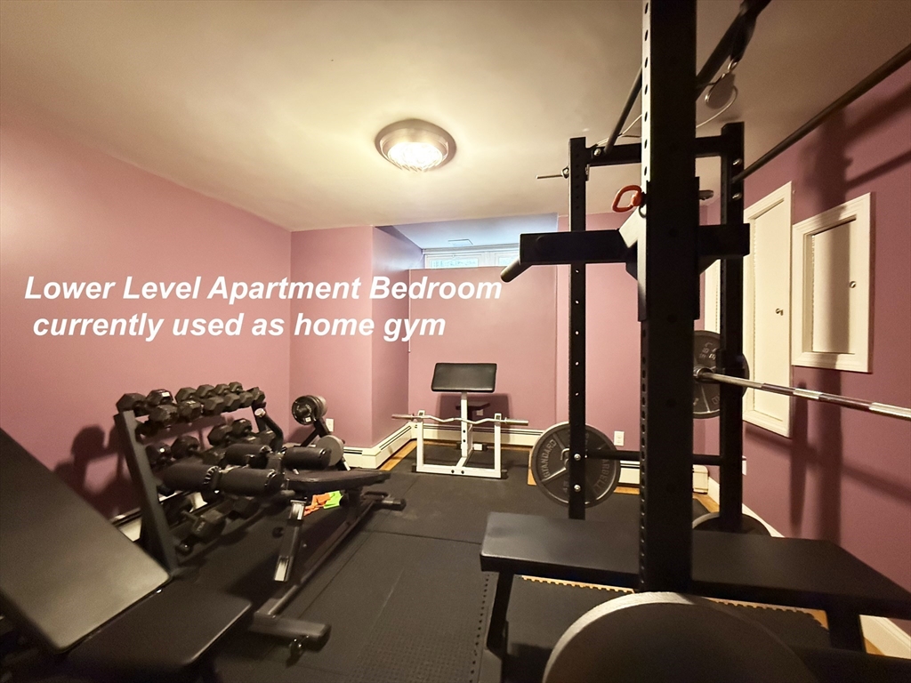 12 Zamora Street Boston, MA 02130 - Photo 24 of 28 a room with gym equipment