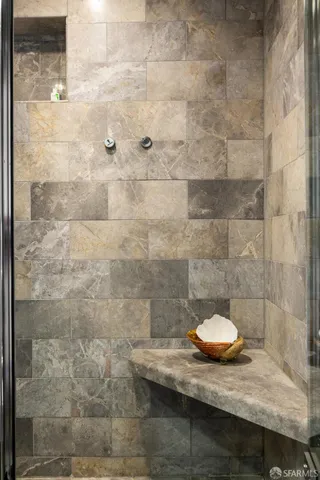 a front view of a building with glass windows