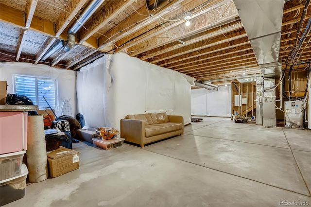 a view of a garage with stuff