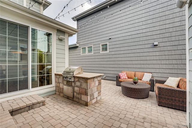 a outdoor space with patio