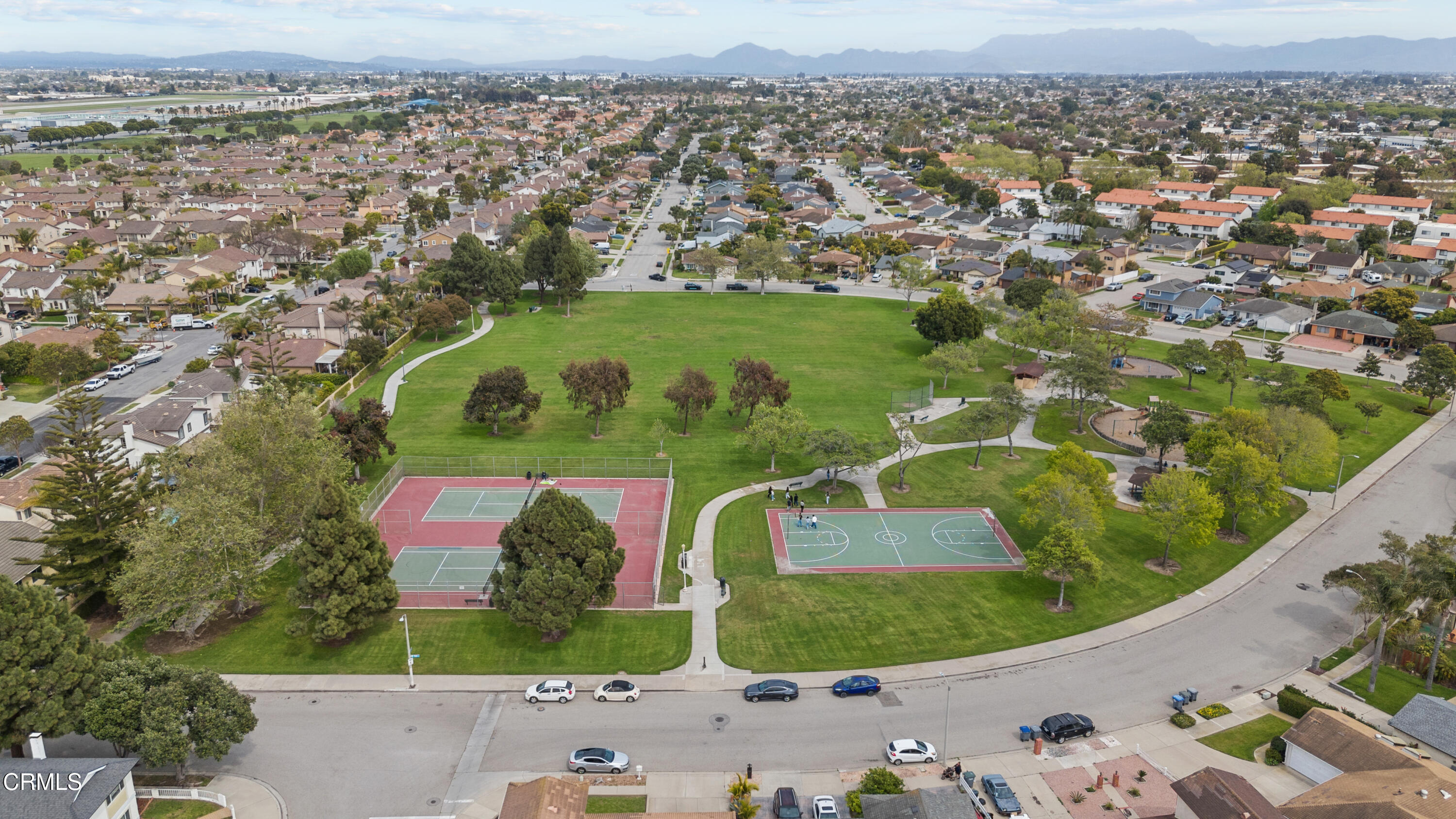 3543 Monte Carlo Drive Oxnard, CA 93035 - Photo 36 of 36 an aerial view of a residential houses with outdoor space and trees all around