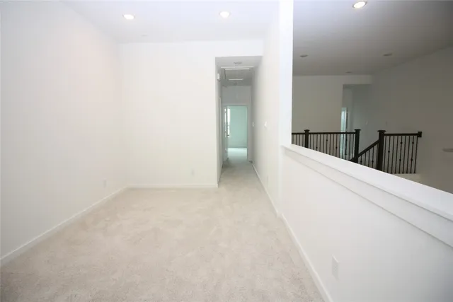 a view of an empty room