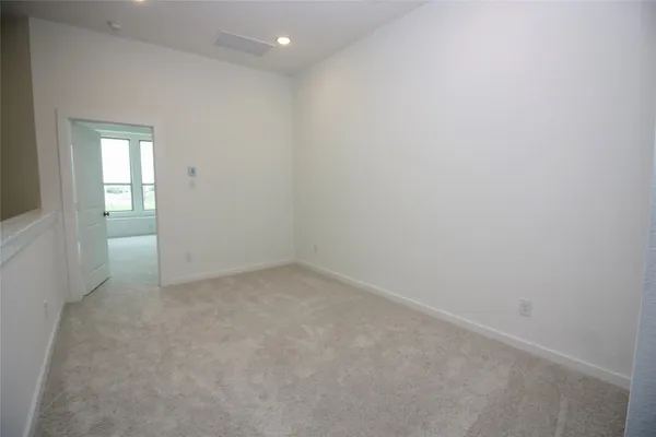 a view of empty room