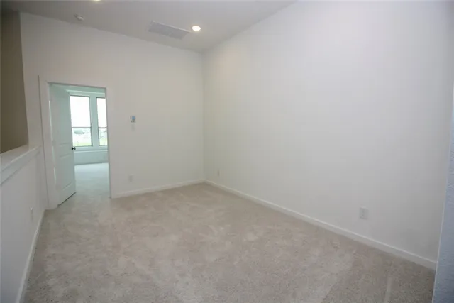 a view of empty room