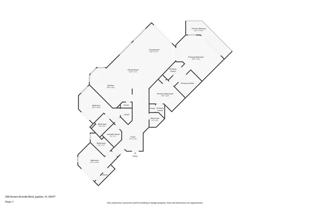 $1,595,000 | 230 Ocean Grande Boulevard, Unit 501, Jupiter, FL 33477